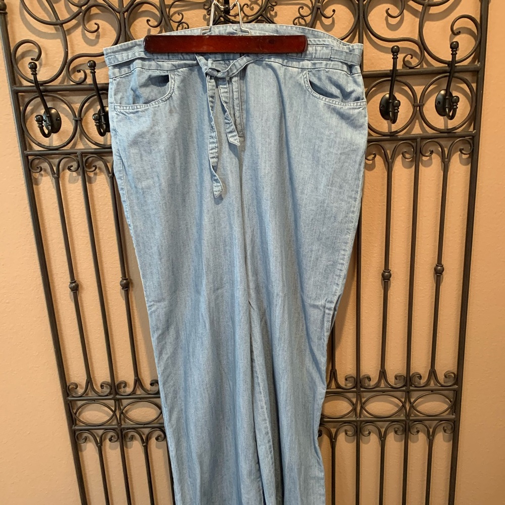 J Jill Wide Leg Draw String Pants
